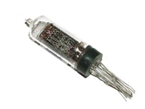 Tubo Nixie IN-19V IN19V ИН-19В NUOVO 10 pezzi - П, А/B, ~, , --, +, db - Foto 1 di 3