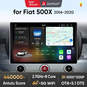 Radio de coche 6+128GB 8 núcleos para Fiat 500X 334 2014-2020 Carplay Android 13 NAVI DSP - Imagen 1 de 18