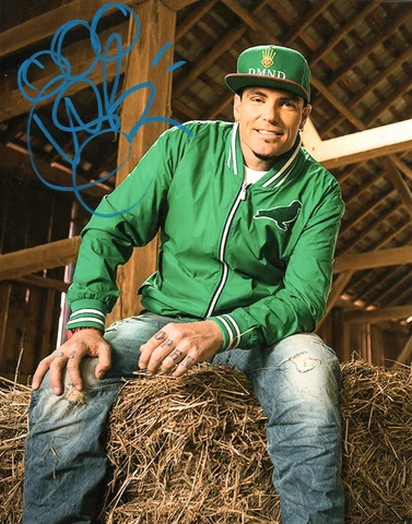 Singer Vanilla Ice Signed 8x10 Photo 3 COA Cover