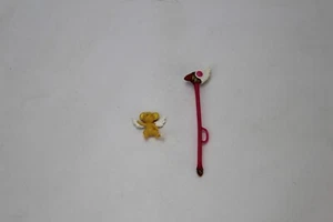 Captores de tarjetas Kero-chan Cerberus Trendmasters oso alado amarillo y varita de Sakura - Imagen 1 de 5