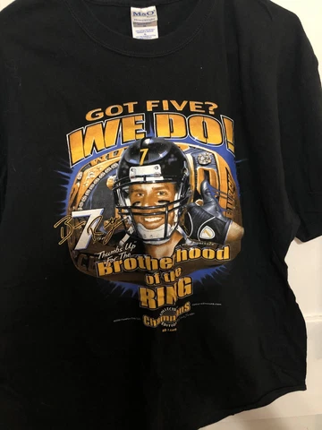 RARE PITTSBURGH STEELER BROTHERHOOD OF THE RING SIZE ADULT XL Cover