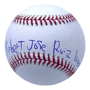 Keibert Ruiz Full Name Signed OMLB Official Major League Baseball JSA Nationals - Picture 1 of 6