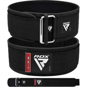 RDX RX1 Black Fabric Weightlifting Gym Belt - Picture 1 of 5