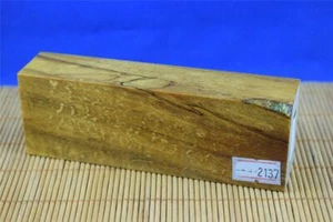 Stabilized Spalted Sassafras - Knife Wood Scales Handle Block Pen(#2137) - Picture 1 of 1