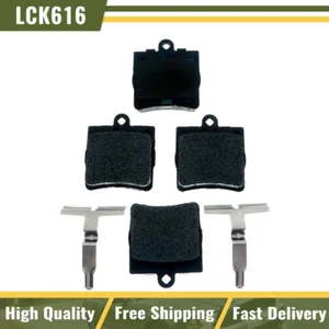 Rear Metallic Brake Pads Set For 1999 2000 Mercedes-Benz C230 -Raybestos R-Line - Picture 1 of 3