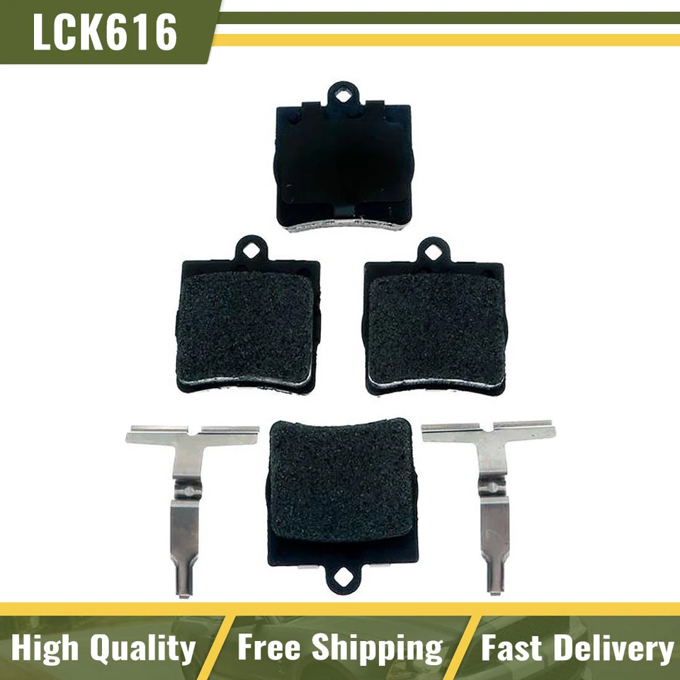 Juego de pastillas de freno traseras metálicas para Mercedes-Benz C230 1999 2000 -Raybestos R-Line Foto 1 de 3