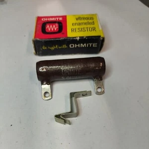 Ohmite 3 Ohm Corrib 10% Widerstand 25 Watt glasig Vintage in Box - Bild 1 von 4