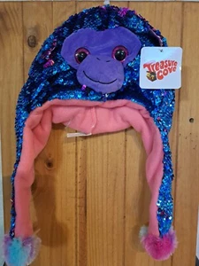 Kids beanie hat with sequins - Picture 1 of 3
