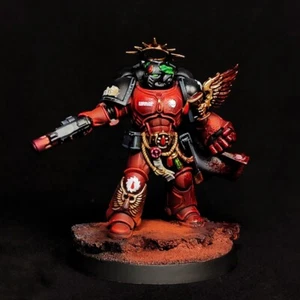 Blood Angels Captain Flesh Tearers painted Warhammer 40k Primaris Space Marines - Picture 1 of 3