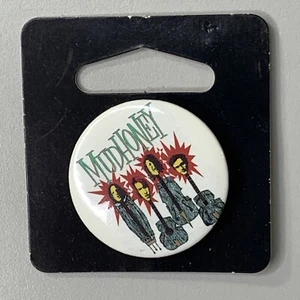 Vintage Mudhoney Rock Band Button Pin Pinback Musiker Neu aus altem Lagerbestand - Bild 1 von 2
