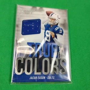 Jacob Eason #TC-JE 2021 Panini Prestige Jersey Swatch Authentic True Colors - Picture 1 of 5