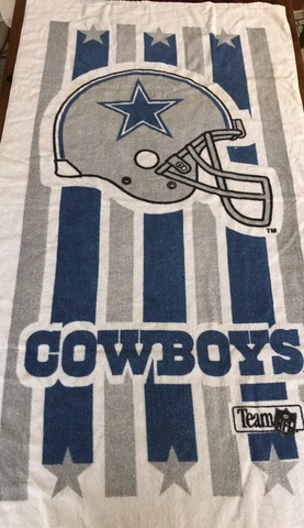 Vintage Dallas Cowboys Beach Towel NFL Cover