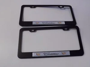 License Plate Frames - Cadillac (Black) - Picture 1 of 2
