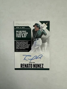 2017 Panini Chronicles #CA-RN Renato Nunez Chronicles Autographs Auto - Picture 1 of 2