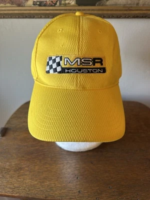 Houston TX Hat MSR Racing Cap Yellow Strap Adjustable - Image 1 of 4