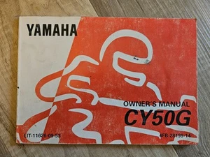 Yamaha 1995 Jog 50 49cc Scooter Manual del Propietario Modelo CY50G P/N LIT-11626-09-53 - Imagen 1 de 5