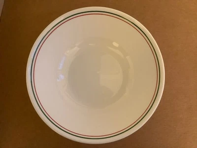 "Cuenco para servir Corelle Winter Holly con rayas rojas y verdes 8,5""" Foto 1 de 2