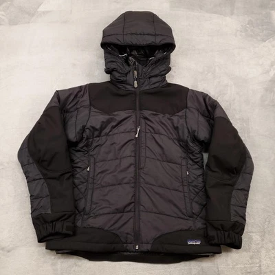 Patagonia Jacket Womens Medium Black Hooded Insulated Rubicon Rider Outdoors Ski - Image 1 of 4