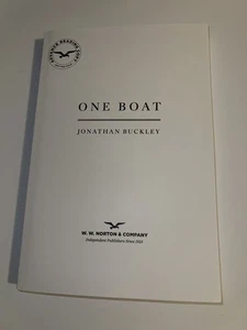 One Boat BY Jonathan Buckley - Paperback ARC - Imagen 1 de 2