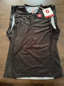 Castelli Rossi Corsa Sleeveless Triathlon Jersey - Euro Size XXL = US Large - Picture 1 of 5
