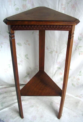 France Flower Column Flower Stand Art Deco Wooden Floral Table Antique Circa 1920 - Image 1 of 4