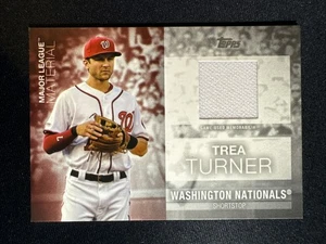 2020 Topps Major League Material Trea Turner Jersey Game Used Nationals - Bild 1 von 2