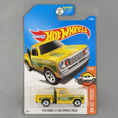 Camión Dodge Li'l Red Express 2017 Hot Wheels 1978 amarillo HW Hot Trucks 9/10 Foto 1 de 4
