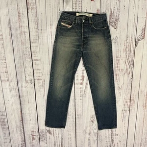 Diesel RR55 Jeans Men 30 Made in Italy Y2K Distressed Straight Leg VTG RARE - Picture 1 of 8