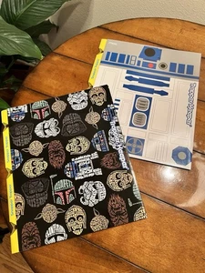 Star Wars Mead Trapper Keeper Pocket Ordner Lot 2 C-3PO Yoda R2D2 Portfolio - Bild 1 von 8