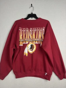 Sudadera De Colección Washington Redskins Para Hombres XL Granate NFL Fútbol Logo 7 Años 90 - Imagen 1 de 15