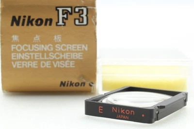 Pantalla de enfoque Nikon tipo E punto rojo en caja como nueva para F3 F3HP F3/T de JAPÓN Foto 1 de 4