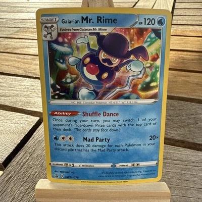 Galarian Mr. Rime SWSH079 Holo Sword & Shield Black Star Promo Pokemon Card - Image 1 of 2