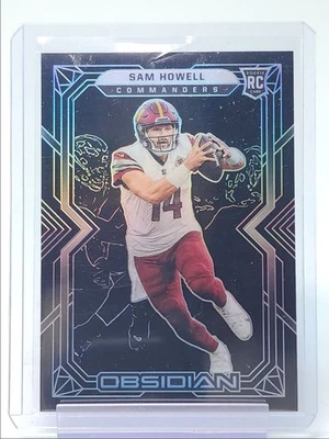 SAM HOWELL 2022 OBSIDIAN ROOKIE ELECTRIC ETCH COMMANDERS RC Q5818 - Image 1 of 2