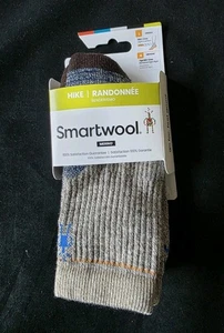 SMARTWOOL MENS HIKE LIGHT CUSHION MID CREW SOCKS CHESTNUT SZ L#SW001613-NWT - Picture 1 of 5