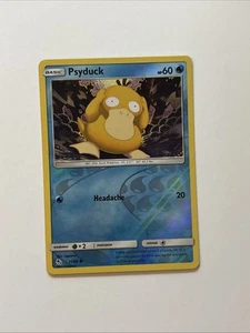Psyduck Rev Reverse Holo SM Hidden Fates Pokemon NM 11/68 Sun & Moon - Picture 1 of 2