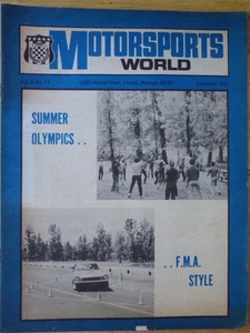 FORD MOTORSPORTS WORLD-SEPTEMBER,1972 - Picture 1 of 16