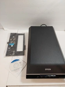Scanner photo Epson Perfection V600 manque PCS fonctionnel INCOMPLET PAS DE CORDON D'ALIMENTATION - Photo 1/13