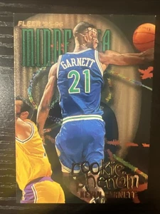 1995 Fleer Kevin Garnett Rookie Phenom RC #1 - Picture 1 of 2
