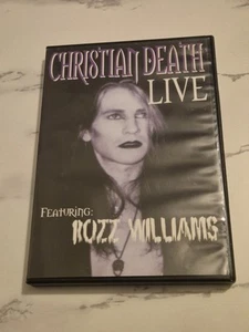 Christian Death Live Featuring Rozz Williams DVD Goth Music Concert 2001 - Picture 1 of 2