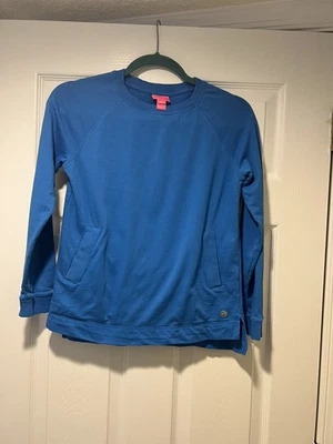 Pullover azul cuello redondo Lilly Pulitzer talla XL (12-14) para niñas Foto 1 de 4
