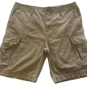 UnionBay Mens Shorts sz 40 Cargo Tan 6 Pockets 100% cotton read - Picture 1 of 11