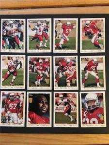 Topps Panthers 1995 logo inaugurale Arizona Cardinals squadra set 12 carte - Foto 1 di 1