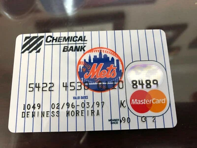 Tarjeta de crédito Chemical Bank Mets de colección Foto 1 de 2