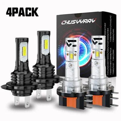 Комплект белых светодиодных фар для BMW 228i xDrive 2015-2016 годов выпуска с высокими/низкими лампами - Изображение 1 из 4