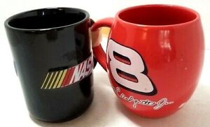Official NASCAR Coffee Mug Cup 2003 Sherwood Brands w Dale Earnhardt Jr Mug 4.5"