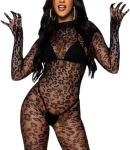 Women's Fishnet Lingerie Bodystocking Body Stockings Full Body for Women Fishnet - Picture 1 of 6
