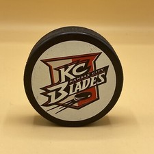 KC Blades 90s IHL Puck Vintage IHL Hockey Team Kansas City