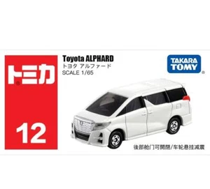 Takara Tomy Tomica 12 Toyota Alphard White Metal Diecast Vehicle Model Toy Car - Picture 1 of 4