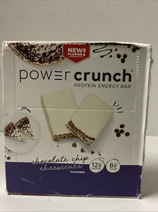 Power Crunch Protein Energy Bar, Chocolate Chip Cheesecake, 12 Bars, 1.4 oz 1/26 - Picture 1 of 4
