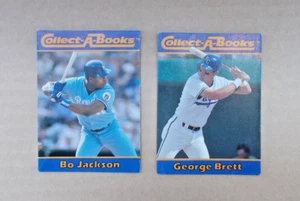 Collect-A-Books MLB 1990 Two Kansas City Royals Greats Bo Jackson & George Brett - Bild 1 von 2